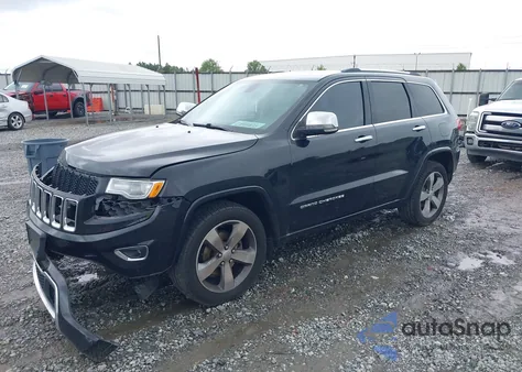 2015 Jeep Grand Cherokee Overland z USA, uszkodzony, nr VIN 1C4RJECG3FC152601